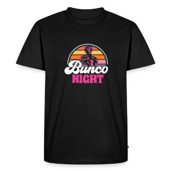 Jeu de dés Bunco - T-shirt Premium bio Homme - noir - Devant - Nico (187cm)
