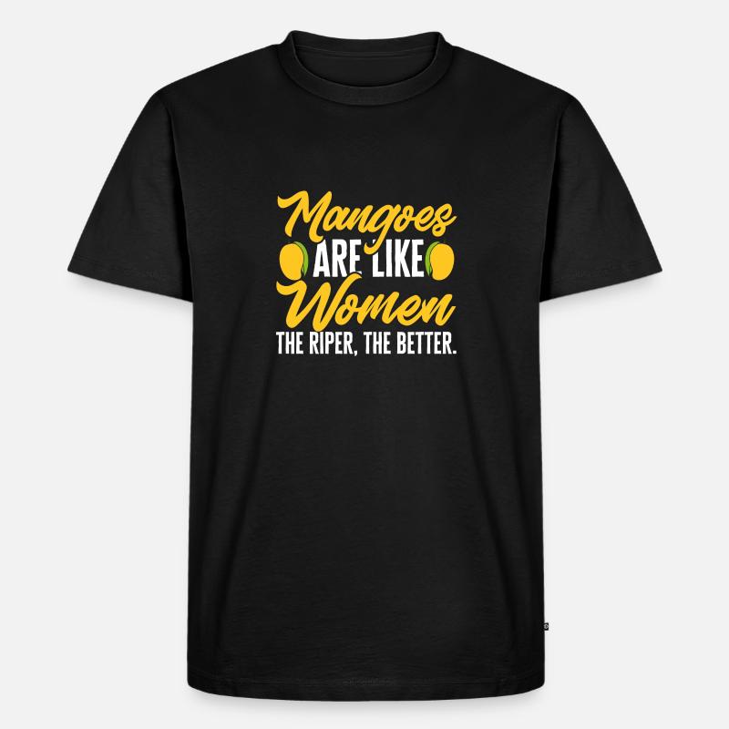 Mango Fruit Mango - Men's Premium Organic T-Shirt - black