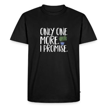 Monstera Deliciosa Albo Botanical Houseplant - Men's Premium Organic T-Shirt - black - Front - Nico (187cm)