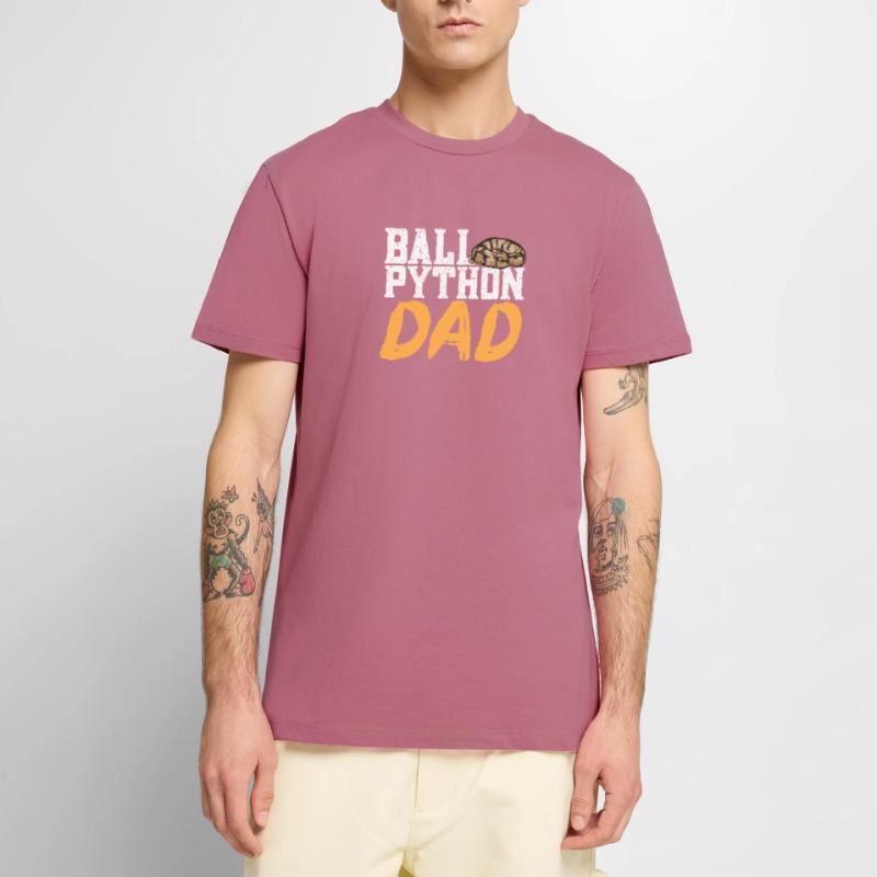 Ball Python Snake King Python T-shirt Premium bio Homme