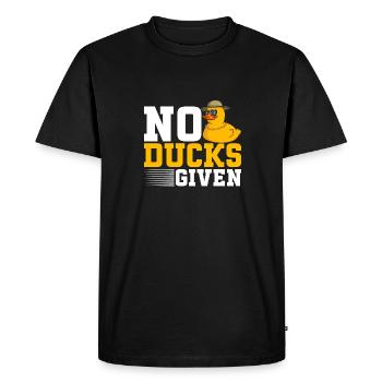 Canard en caoutchouc Canard en caoutchouc - T-shirt Premium bio Homme - noir - Devant - Nico (187cm)