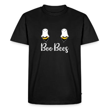 Halloween Ghost Ghost Ghost Spirit Boo Costume - Men's Premium Organic T-Shirt - black - Front - Nico (187cm)