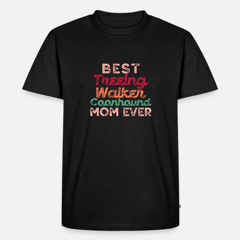 Treeing Walker Coonhound - Männer Premium Bio T-Shirt - Schwarz