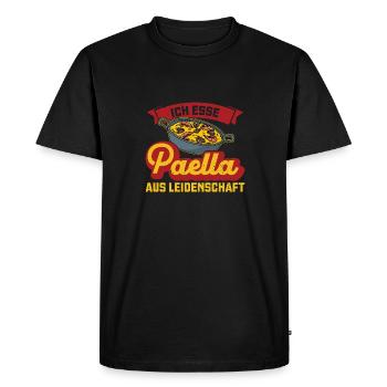 Paella Pan Paella Espagne Cadeau espagnol - T-shirt Premium bio Homme - noir - Devant - Nico (187cm)