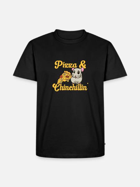 Chinchilla - Men's Premium Organic T-Shirt - black