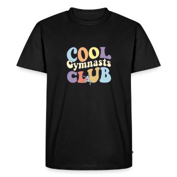 Cool Gymnasts Club Gymnastics Athlete Acrobat - Men's Premium Organic T-Shirt - black - Front - Nico (187cm)