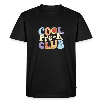 Cool Pre K Club Enseignant préscolaire Élève Retour à - T-shirt Premium bio Homme - noir - Devant - Nico (187cm)