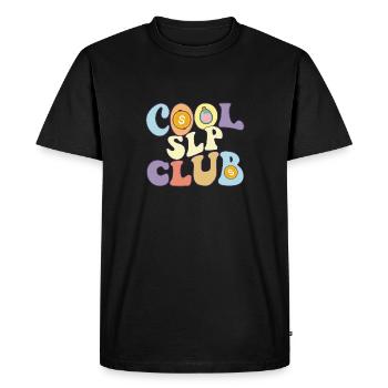 Orthophoniste Cool Slp Club - T-shirt Premium bio Homme - noir - Devant - Nico (187cm)