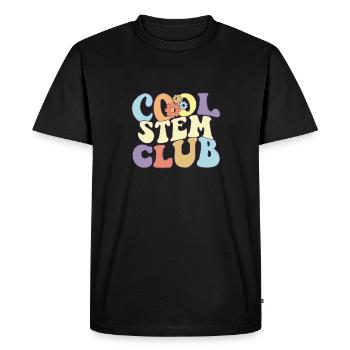 Cool STEM Club J’aime les mathématiques Fier enseignant de STIM - T-shirt Premium bio Homme - noir - Devant - Nico (187cm)