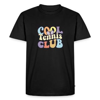 Cool Tennis Club Tennis Coach Tennis Crew Matching - Men's Premium Organic T-Shirt - black - Front - Nico (187cm)