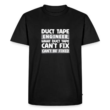 Ruban adhésif Ruban adhésif Ruban de masquage artisanal - T-shirt Premium bio Homme - noir - Devant - Nico (187cm)