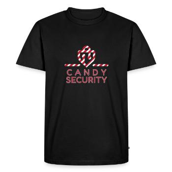 Candy Security Kids Parents Matching Anniversaire - T-shirt Premium bio Homme - noir - Devant - Nico (187cm)