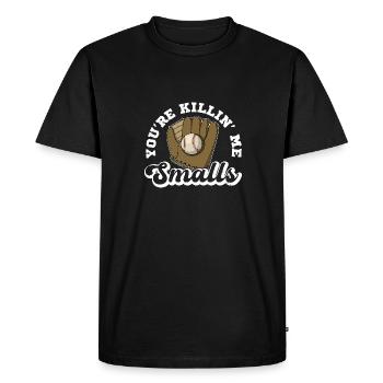 Lanceur de gants Baseball USA - T-shirt Premium bio Homme - noir - Devant - Nico (187cm)