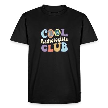 Cool Radiologist Club Rad Tech Squad Radiology - Men's Premium Organic T-Shirt - black - Front - Nico (187cm)
