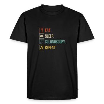 Gastroenterology Endoscopy Colonoscopy - Men's Premium Organic T-Shirt - black - Front - Nico (187cm)