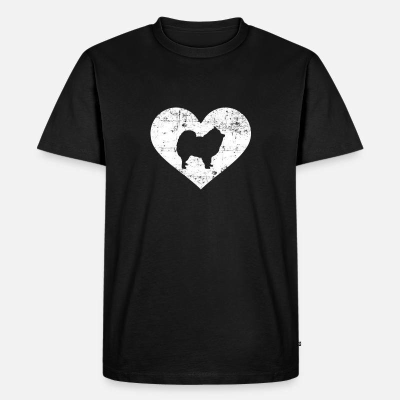 Spitz - Männer Premium Bio T-Shirt - Schwarz