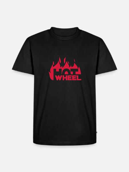 hot_wheel - Men's Premium Organic T-Shirt - black