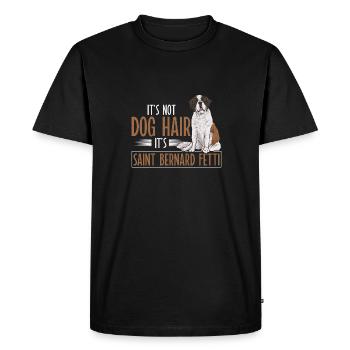 St. Bernard St. Bernard Dog Dog - Men's Premium Organic T-Shirt - black - Front - Nico (187cm)