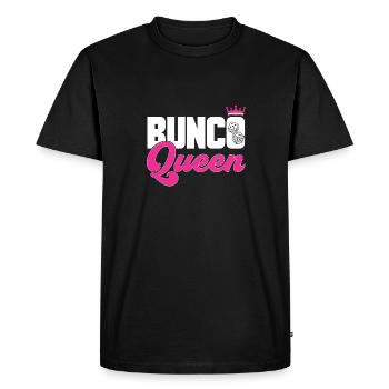 Jeu de dés Bunco - T-shirt Premium bio Homme - noir - Devant - Nico (187cm)