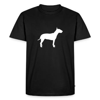 Bull terrier - Men's Premium Organic T-Shirt - black - Front - Nico (187cm)