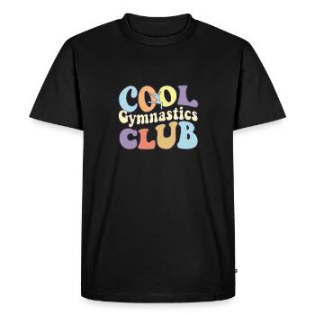 Cool Gymnastics Club Gymnast Athlete Acrobat - Men's Premium Organic T-Shirt - black - Front - Nico (187cm)