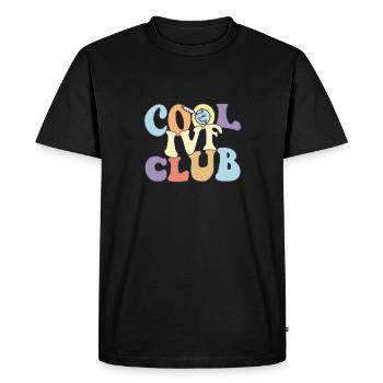 Cool IVF Club IVF Mom Dad Transfer Day Surrogate - Men's Premium Organic T-Shirt - black - Front - Nico (187cm)