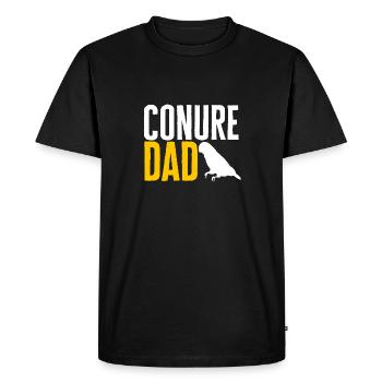 Molinasittich Perroquet Oiseau Perruche du Soleil - T-shirt Premium bio Homme - noir - Devant - Nico (187cm)