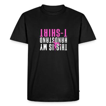 Acrobat Gymnastique Gymnastique Tumbling - T-shirt Premium bio Homme - noir - Devant - Nico (187cm)