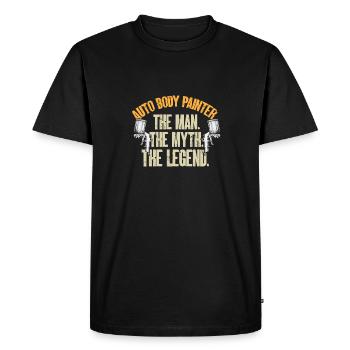 Body Painter Car Painter Painter - Men's Premium Organic T-Shirt - black - Front - Nico (187cm)