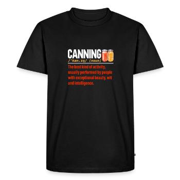 Einmachen Einkochen Lebensmitteln Konservieren - Männer Premium Bio T-Shirt - Schwarz - Vorne - Nico (187cm)