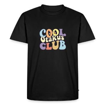 Cool Otaku Club Anime Weeb Squad Manga Japonais - T-shirt Premium bio Homme - noir - Devant - Nico (187cm)