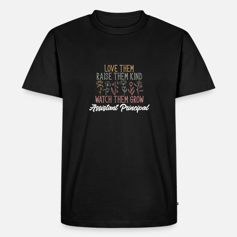 Stellvertretender Schulleiter - Männer Premium Bio T-Shirt - Schwarz