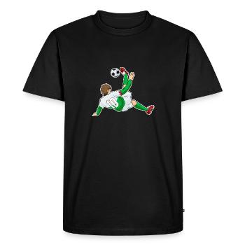 Welsh National Soccer Team I Football Wales - Men's Premium Organic T-Shirt - black - Front - Nico (187cm)