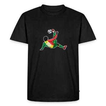 Équipe nationale de football du Sénégal I Football Sénégal - T-shirt Premium bio Homme - noir - Devant - Nico (187cm)