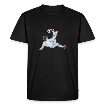 Équipe de Corée du Sud de football I Football - T-shirt Premium bio Homme - noir - Devant - Nico (187cm)