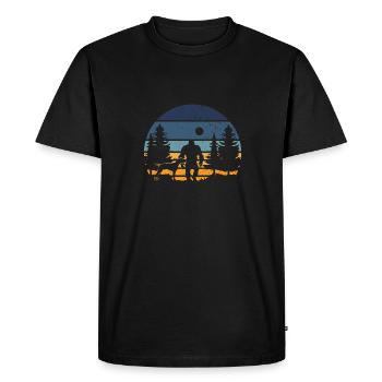 Chien GSP allemand à poil court - T-shirt Premium bio Homme - noir - Devant - Nico (187cm)