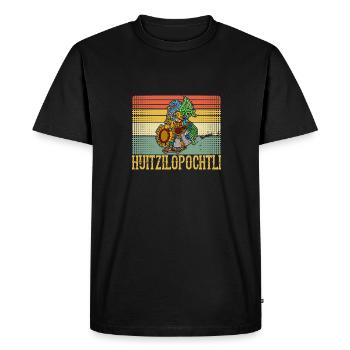 Huitzilopochtli Mexico Mythology Aztec Culture - Men's Premium Organic T-Shirt - black - Front - Nico (187cm)