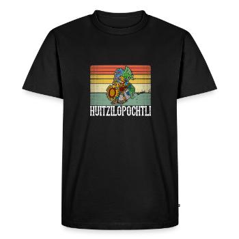 Huitzilopochtli Mexico Mythology Aztec Culture - Men's Premium Organic T-Shirt - black - Front - Nico (187cm)