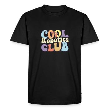 Cool Robotics Club Artificial Intelligence AI - Men's Premium Organic T-Shirt - black - Front - Nico (187cm)