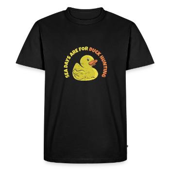 Croisière Vacances Équipage de croisière Les jours en mer sont pour - T-shirt Premium bio Homme - noir - Devant - Nico (187cm)