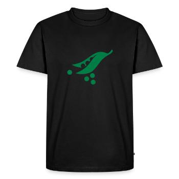 Pois - T-shirt Premium bio Homme - noir - Devant - Nico (187cm)