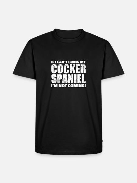 Cocker Spaniel - T-shirt Premium bio Homme - noir
