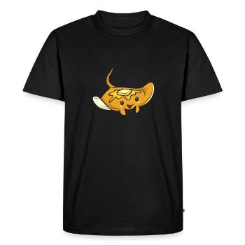 Stingrays, manta rays, ocean rays, rays - Men's Premium Organic T-Shirt - black - Front - Nico (187cm)