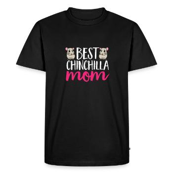 Chinchilla - T-shirt Premium bio Homme - noir - Devant - Nico (187cm)