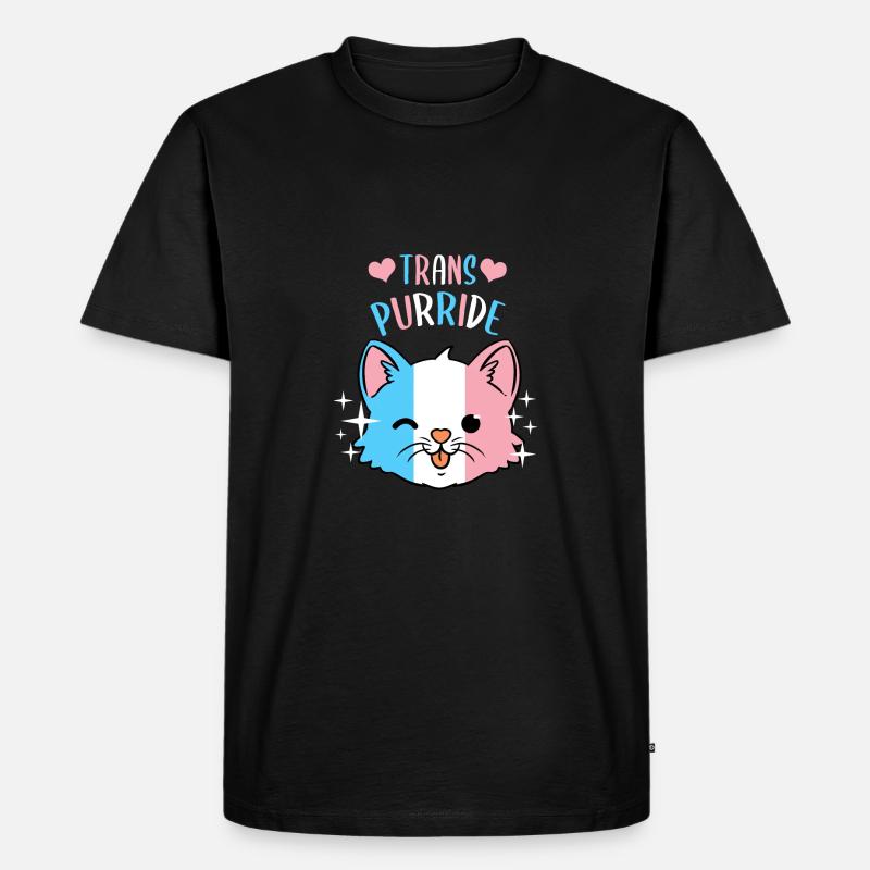 Trans Purride Trans Pride - Männer Premium Bio T-Shirt - Schwarz
