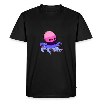 Omnisexual octopus Omnisexual Pride - Men's Premium Organic T-Shirt - black - Front - Nico (187cm)