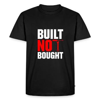 Built Not Bought Car Mechanic Automobile Repair Ca - Men's Premium Organic T-Shirt - black - Front - Nico (187cm)