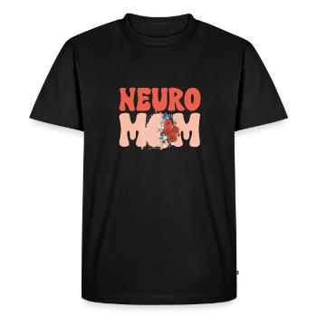 Neurologie, Infirmière, Cerveau, Neurologue - T-shirt Premium bio Homme - noir - Devant - Nico (187cm)