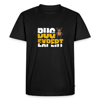 Insect collectors, insects, beetle lovers, entomologists - Men's Premium Organic T-Shirt - black - Front - Nico (187cm)