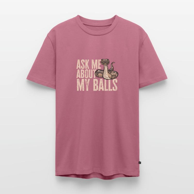 Ball Python Snake King Python Men's Premium Organic T-Shirt